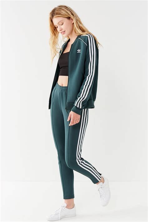 Adidas women's denim tracksuit